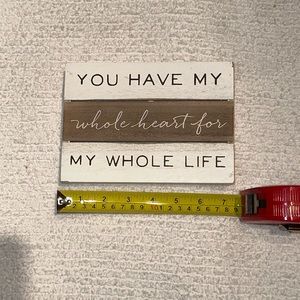 Rustic home decor sign